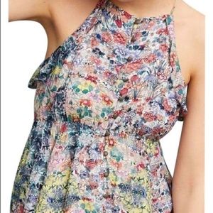 Anthropologie — Meadow Rue — Floral Maxi